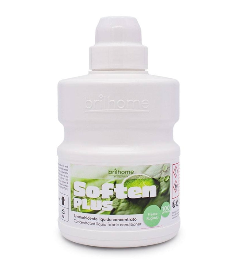 SOFTEN PLUS \'Rosée fraîche\' - Adoucissant liquide concentré (VEGAN)500ml