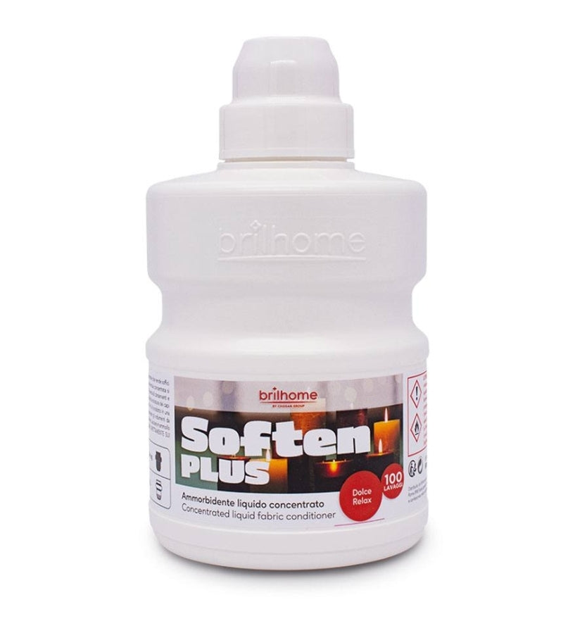 SOFTEN PLUS ‘Douce Détente’ - Adoucissant liquide concentré ( VEGAN )500ml