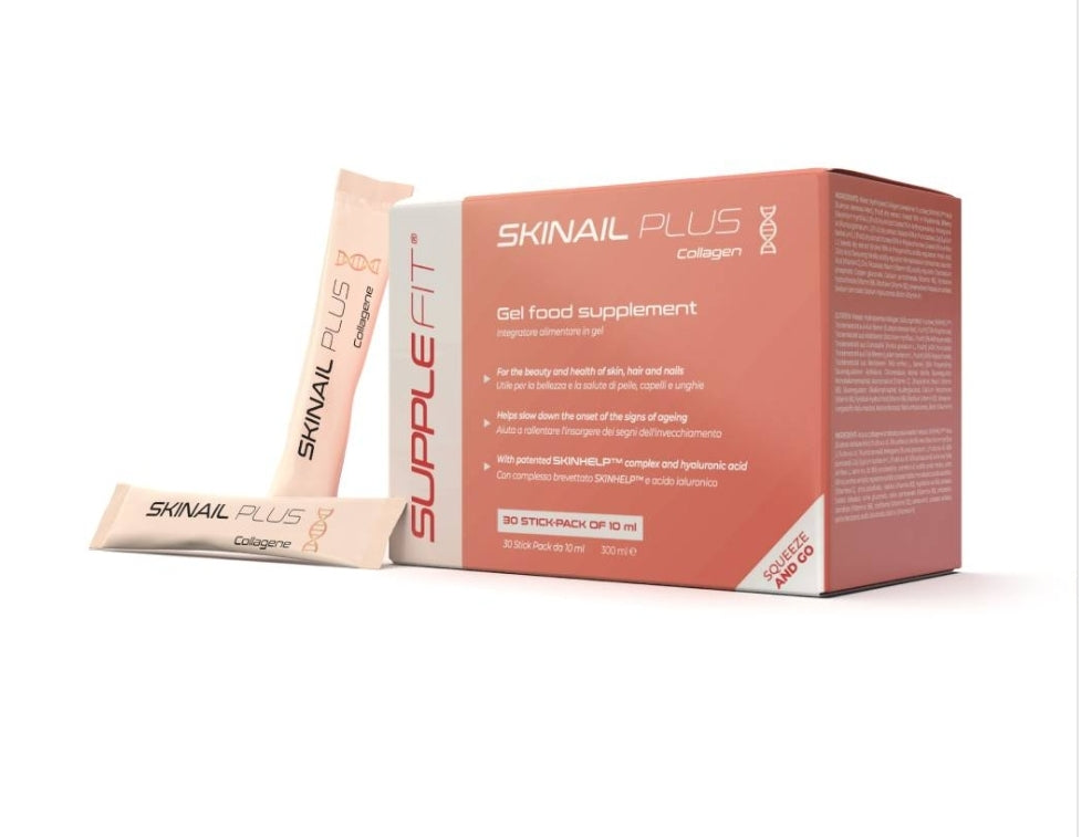 SKINAIL PLUS -Complément alimentaire en gel pour la peau, les cheveux et les ongles - 300 ml
