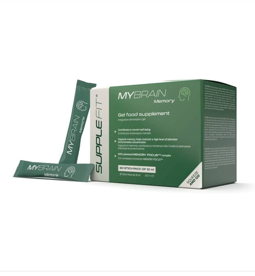 MYBRAIN - complément alimentaire en gel pour la mémoire et la concentration - 300 ml