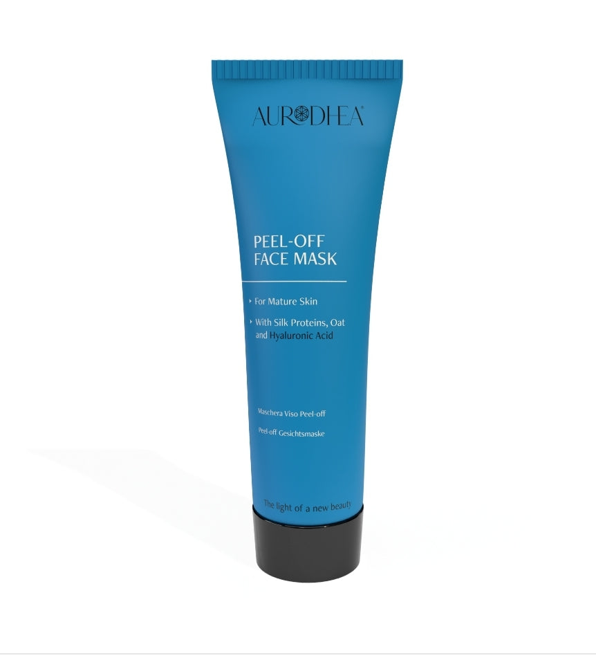 Masque visage Peel-off pour les peaux matures - 75 ml
Avec acide hyaluronique, protéines de soie et avoine