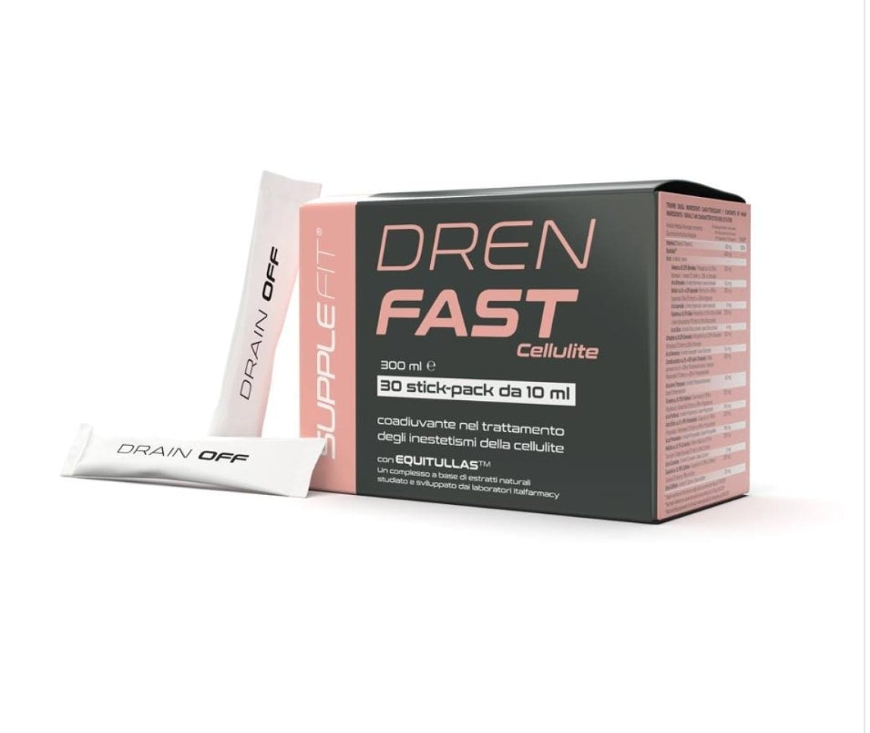 DREN FAST - Adjuvant dans le traitement des imperfections de la cellulite- avec Equitullas™ - 300 ml